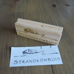 Tailor made rubber stamp